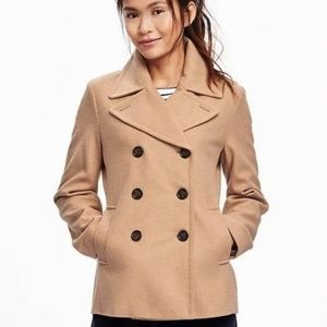 Tan Old Navy Peacoat